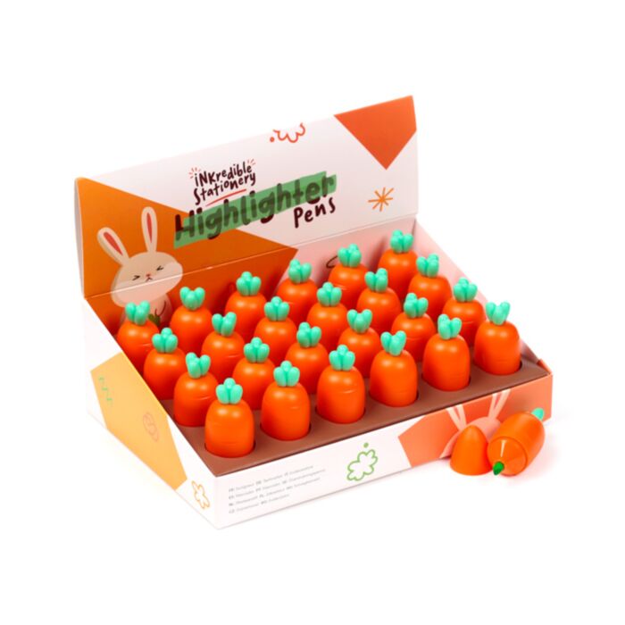 Evidenziatore con Topper - Carota
