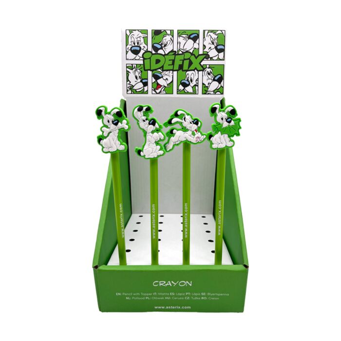 Matita con Coprimatita in PVC - Idefix - Asterix e Obelix