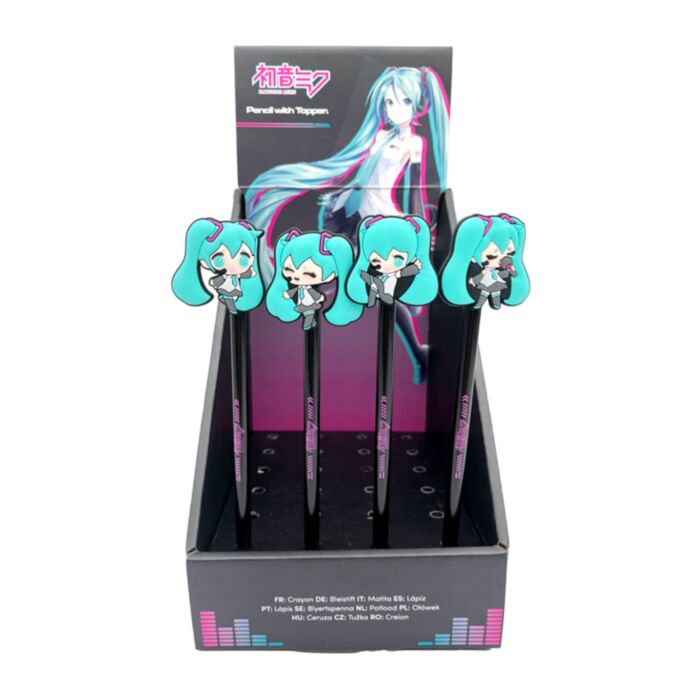 Matita con Coprimatita in PVC - Hatsune Miku