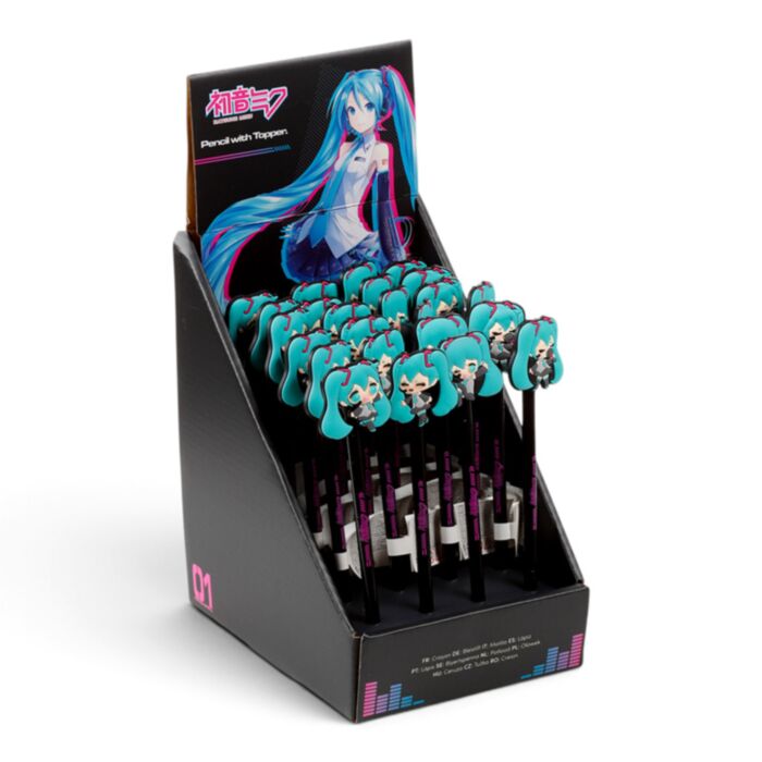 Matita con Coprimatita in PVC - Hatsune Miku