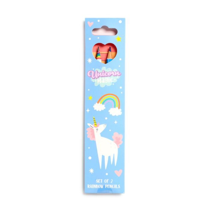 Set di 2 Matite Arcobaleno - Magia dell'Unicorno