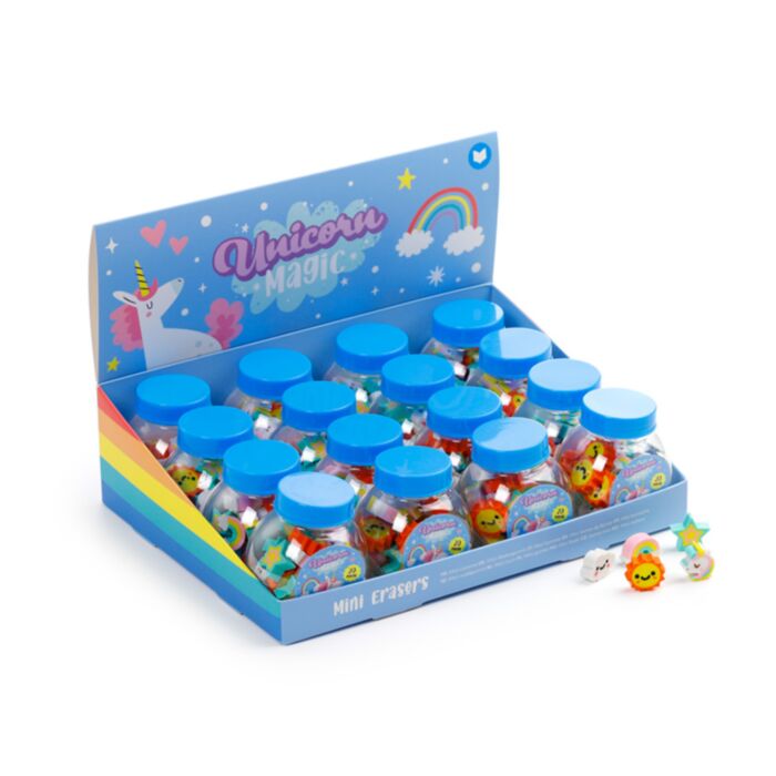 Confezione di Mini Gomme da Cancellare - Magia dell'Unicorno