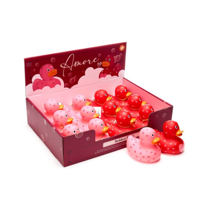 Giocattolo Galleggiante da Bagnetto - Anatra con Cuori - Amore