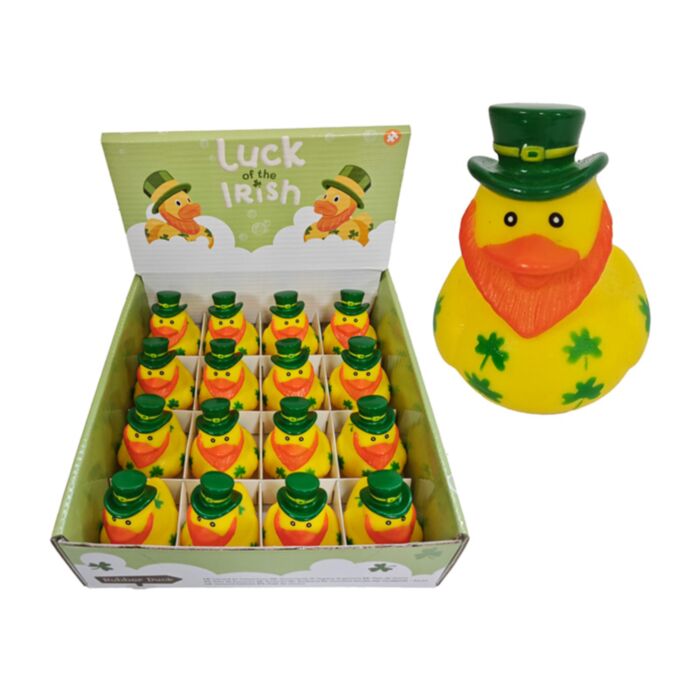 Giocattolo da bagno a forma di papera Luck of the Irish Ireland