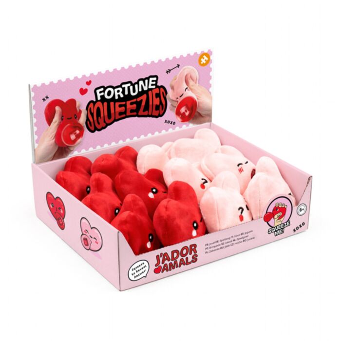 Giocattolo antistress in peluche - J'Adoramals - Cuore