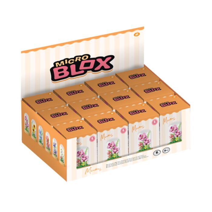 Kit di costruzione Micro Blox con fiori per la festa della mamma - Nectar Meadows