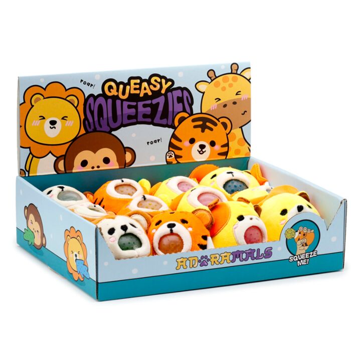 Antistress di Peluche - Animali - Zooniverse - Queasy Squeezies