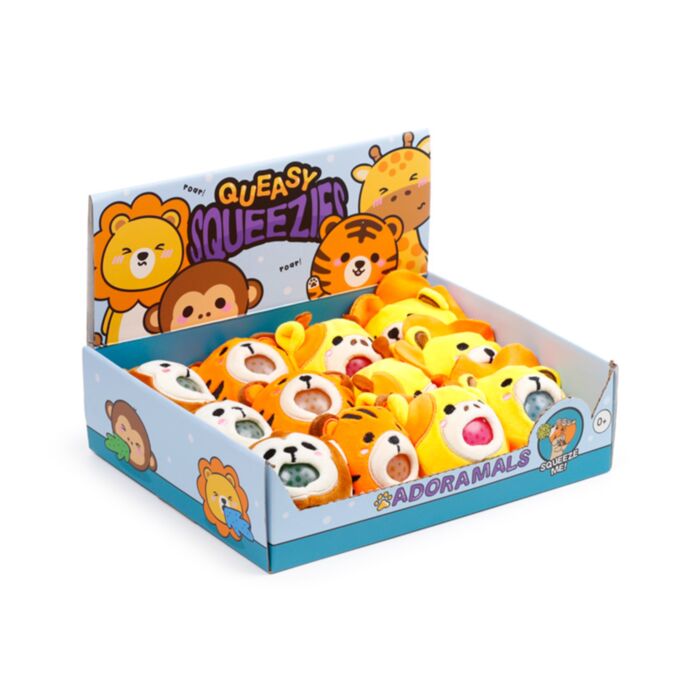 Antistress di Peluche - Animali - Zooniverse - Queasy Squeezies