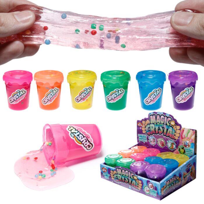 Slime con Perline Colorate - Magic Crystal