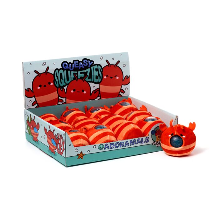 Antistress di Peluche - Aragosta - Animali Dolci - Queasy Squeezies