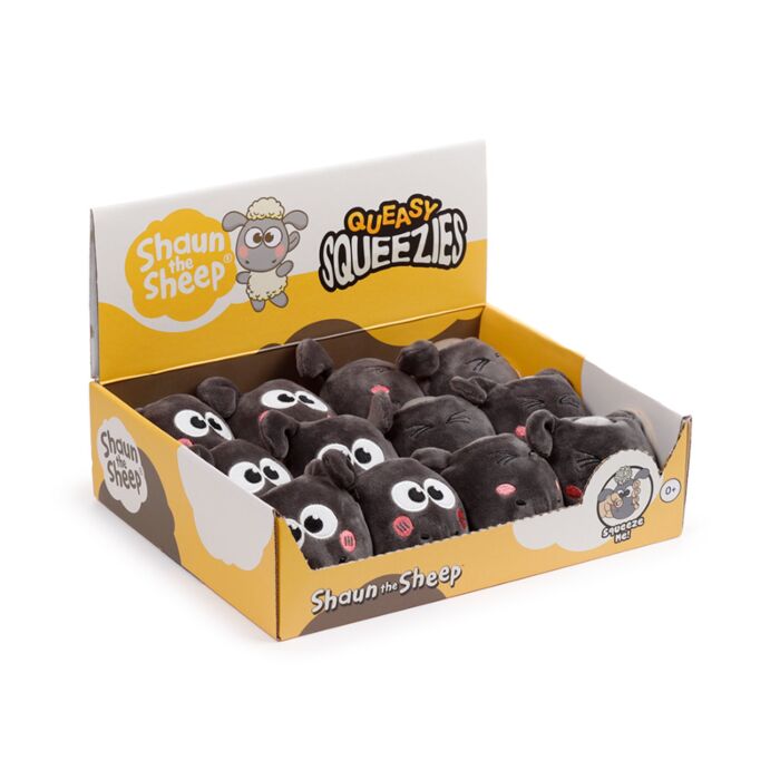 Antistress di Peluche - Stile Kawaii - Shaun, Vita da Pecora - Queasy Squeezies