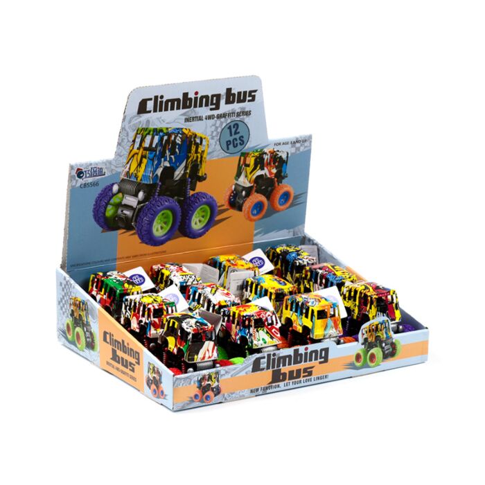 Autobus Acrobatico Graffiti ad Inerzia