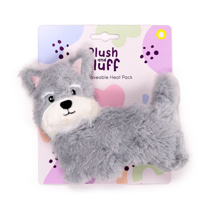 Peluche Termico - Schnauzer - Cani - Semi di Grano e Lavanda