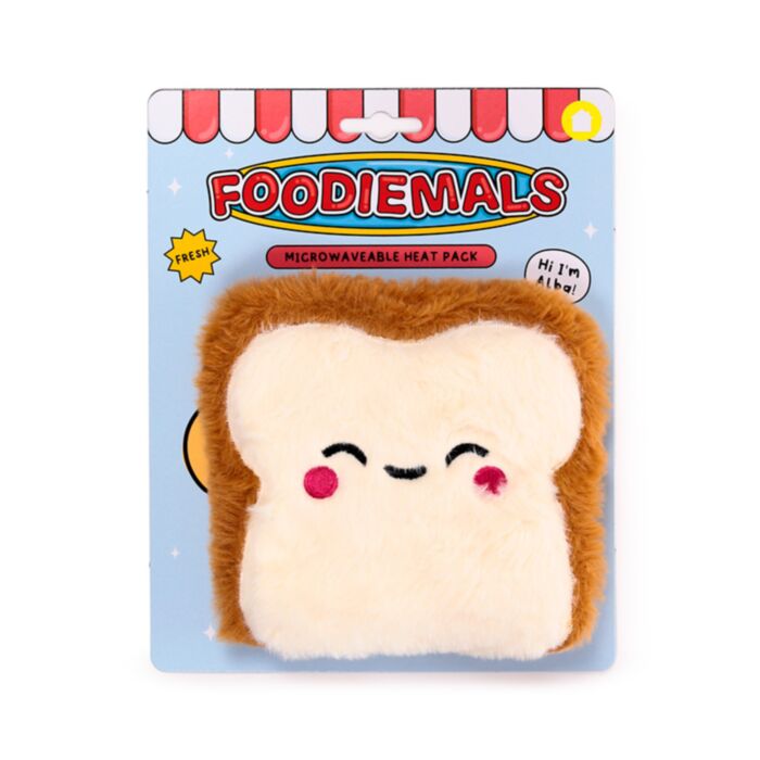 Peluche Termico - Toast - Foodiemals - Semi di Grano e Lavanda