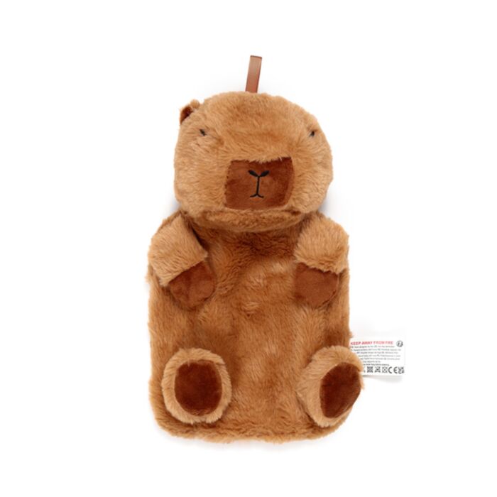 Borsa d'Acqua Calda con Cover in Peluche - 650ml - Capibara