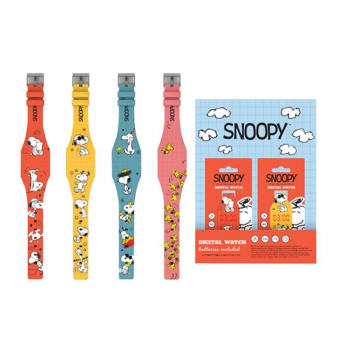 Orologio da Polso in Silicone - Snoopy & Woodstock - Peanuts