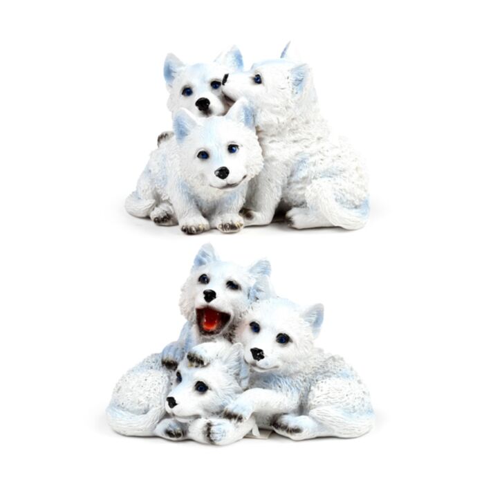 Trio di Cuccioli di Lupo