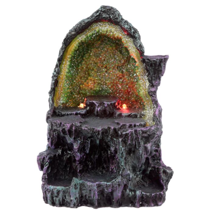 Espositore per Mini Mondo con LED - Caverna dei Draghi - Leggenda Oscura