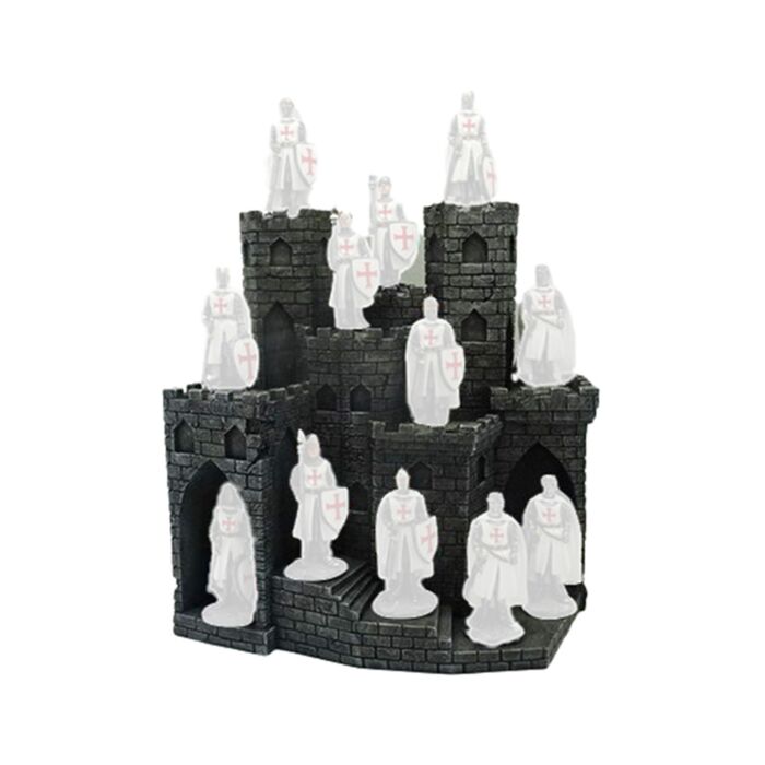 Espositore per Statuette Cavalieri Medievali - Castello - Mini Mondo