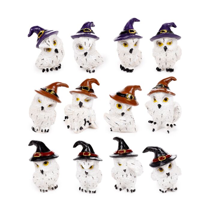 Statuette per Mini Mondo - Gufi Magici