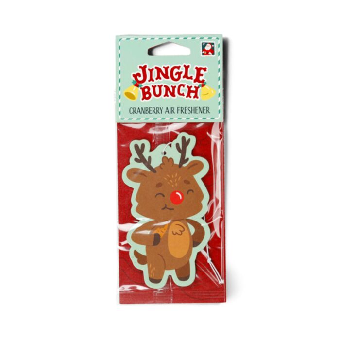 Profumatore per Auto - Renna - Banda Natalizia JINGLE BUNCH - Mirtillo Rosso