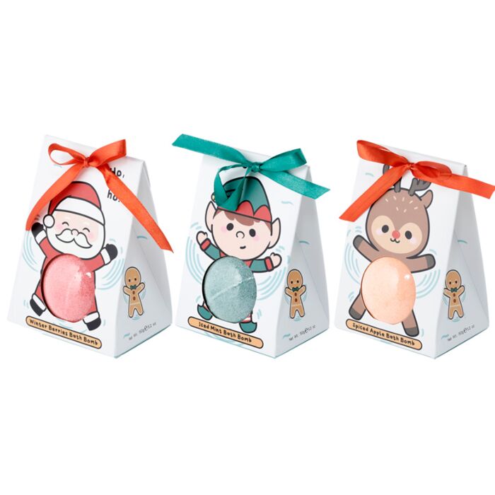 Bombe da Bagno Natalizie - Confezione Regalo - Festive Friends