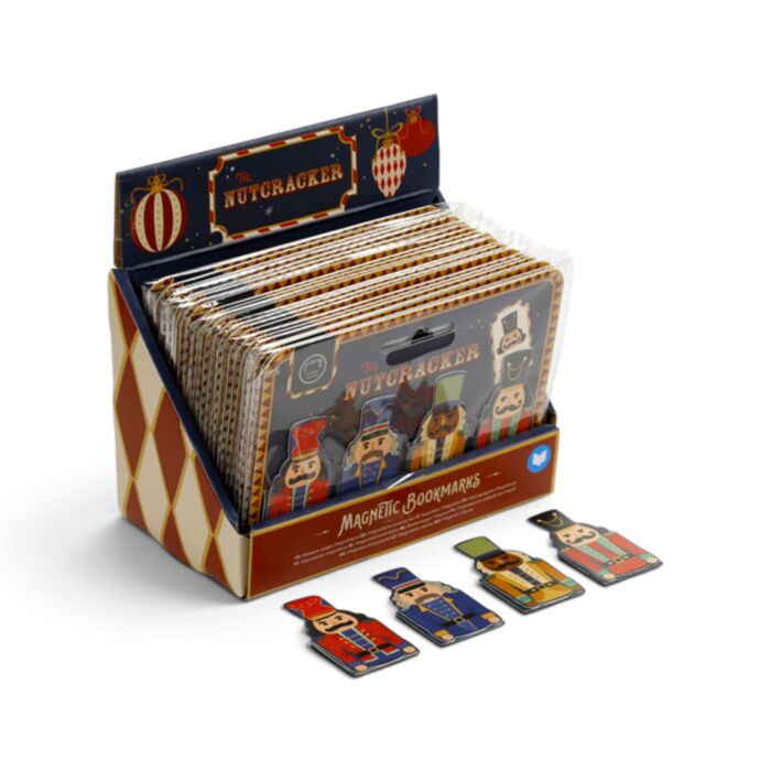 Set di 4 segnalibri Magnetici - Schiaccianoci Natalizio 