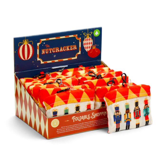 Borsa pieghevole in Poliestere - Schiaccianoci di Natale