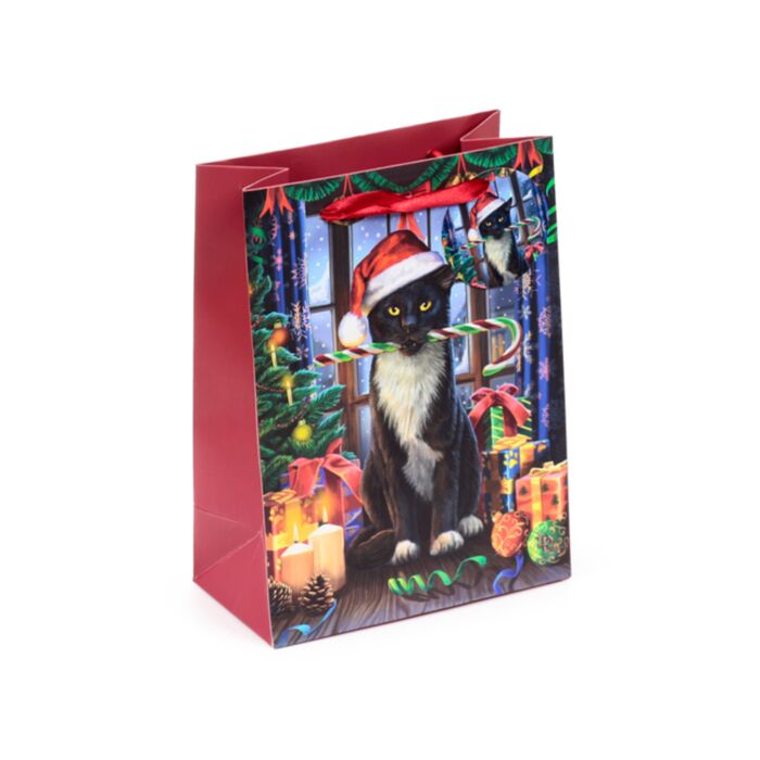 Busta Regalo - Lisa Parker Il Gatto Krampus Natalizio - M