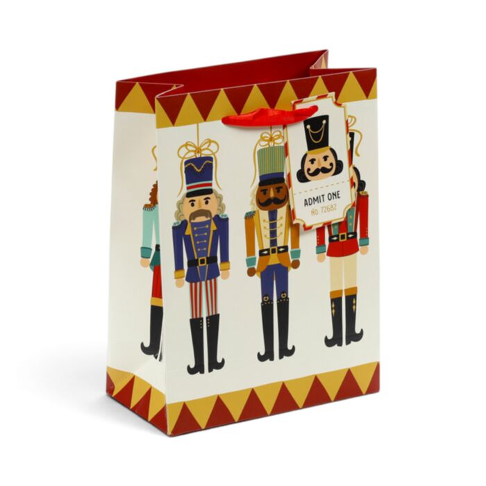 Busta Regalo di Natale - Schiaccianoci - M 