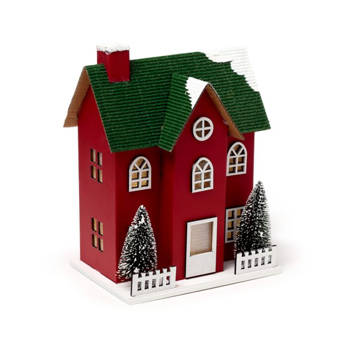 Casetta Decorativa per Natale con LED