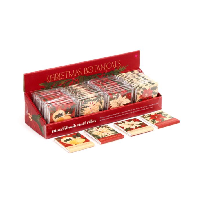 Limette per Unghie in Formato Matchbook - Stella di Natale