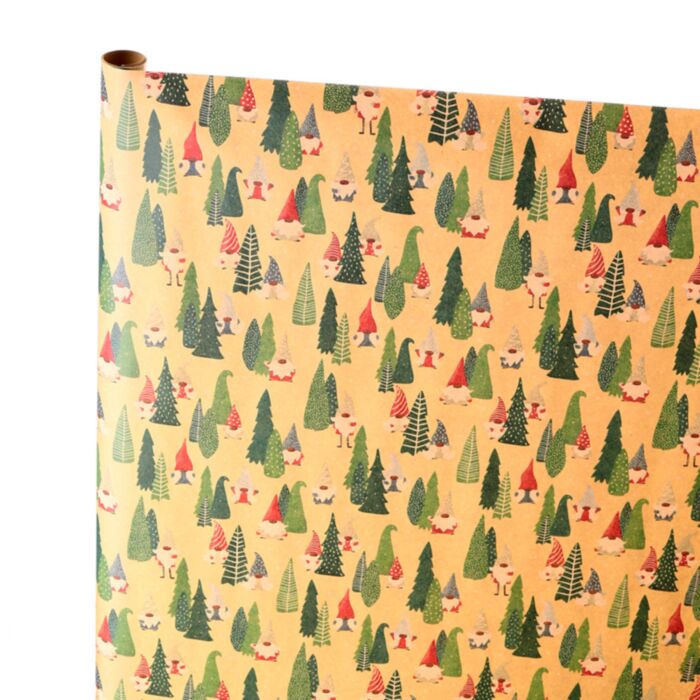 Carta da Regalo - Rotolo da 3 m - Gonk - Gnomo Natalizio