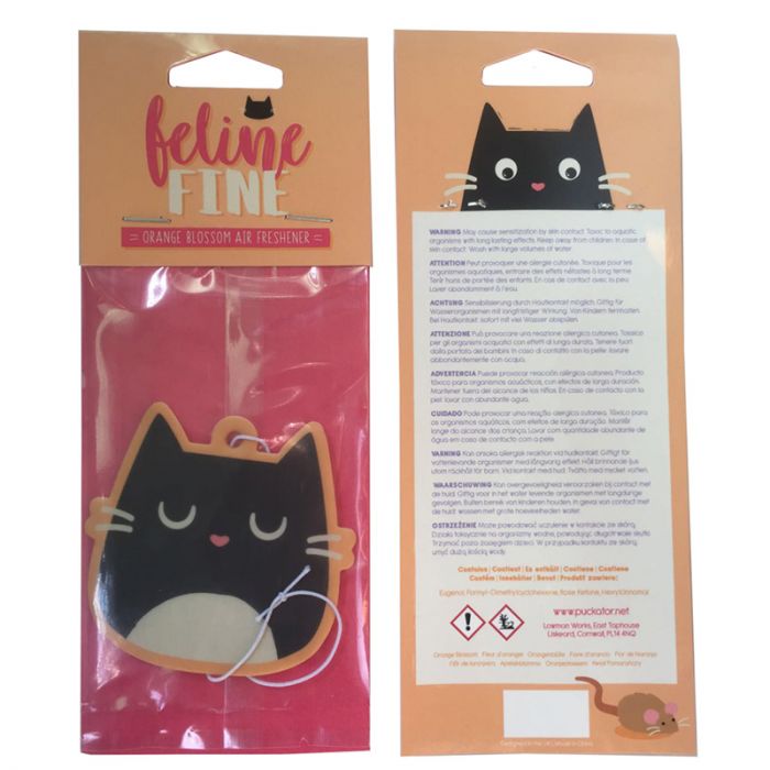 Deodorante Per Auto Testa Del Gatto Nero Feline Fine