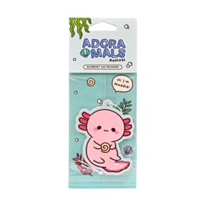 Profumatore per Auto - Maddie, l'Axolotl - Lampone - Animali Dolci ADORAMALS