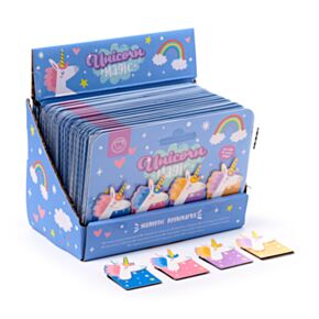 Set di 4 Segnalibri Magnetici a Forma - Magia dell'Unicorno