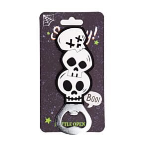 Apribottiglie in PVC con Teschi Spettrali - Spooky