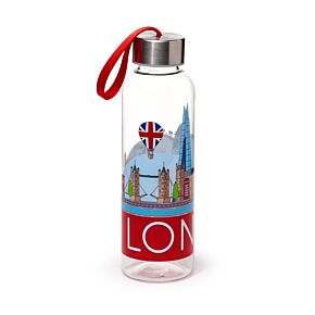Borraccia con Tappo in Metallo 500ml - Londra - Icone Borraccia con Tappo in Metallo 500ml - Londra - Icone