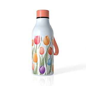 Bottiglia Termica in Acciaio 500ml - Tulipani