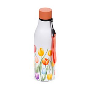 Bottiglia Termica in Acciaio 500ml - Tulipani