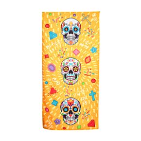 Telo Mare in Microfibra - Teschio Messicano - Day of the Dead