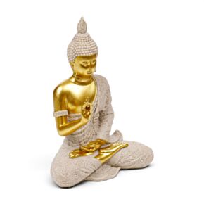 Buddha Thailandese - Effetto Arenaria & Oro - Meditazione