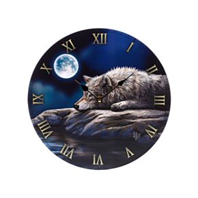 Orologio da Muro - Lupo - Quiet Reflection Wolf - Lisa Parker