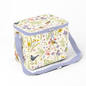 Borsa Termica Grande - Uccelli&Fiori Selvatici - Wings&Wildflowers JAN PASHLEY