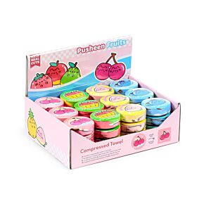 Asciugamano da Viaggio Compresso - Pusheen il Gatto - Frutta Asciugamano da Viaggio Compresso - Pusheen il Gatto - Frutta