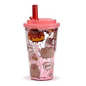 Bicchierone Infrangibile con Cannuccia - Foodie Cat - Pusheen il Gatto