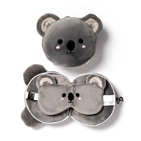 Cuscino da Viaggio con Maschera Relaxeazzz - Koala - Animali Dolci ADORAMALS