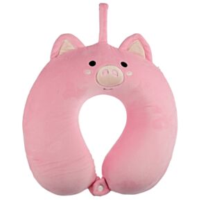 Cuscino da Viaggio in Memory Foam Relaxeazzz - Maiale - Animali Dolci ADORAMALS