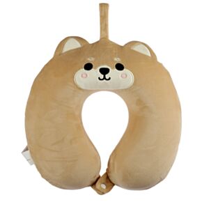 Cuscino da Viaggio in Memory Foam Relaxeazzz - Cane Shiba Inu