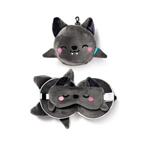 Cuscino da Viaggio con Maschera Relaxeazzz - Dexter il Pipistrello